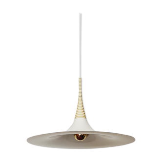 Suspension italienne moderne en forme de tulipe de milieu de siècle