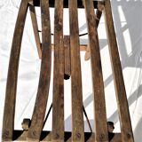 Siège pliant ancien en bois vers 1930