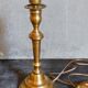 Old solid brass lamp base