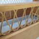 Vintage rattan child bed