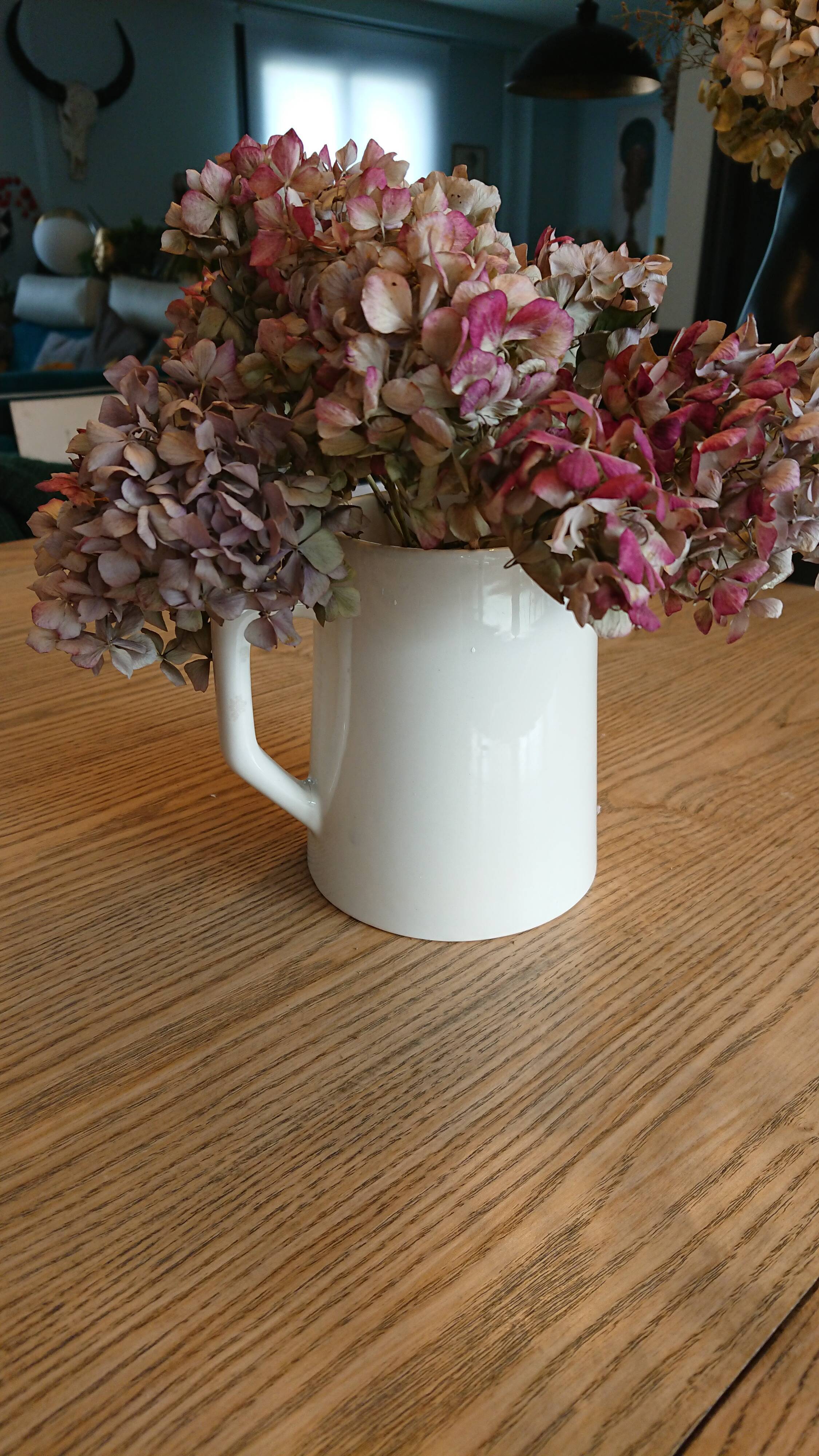 Digoin Sarreguemines antique pitcher in earthenware