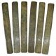 Set of six drawer handles in shagreen.