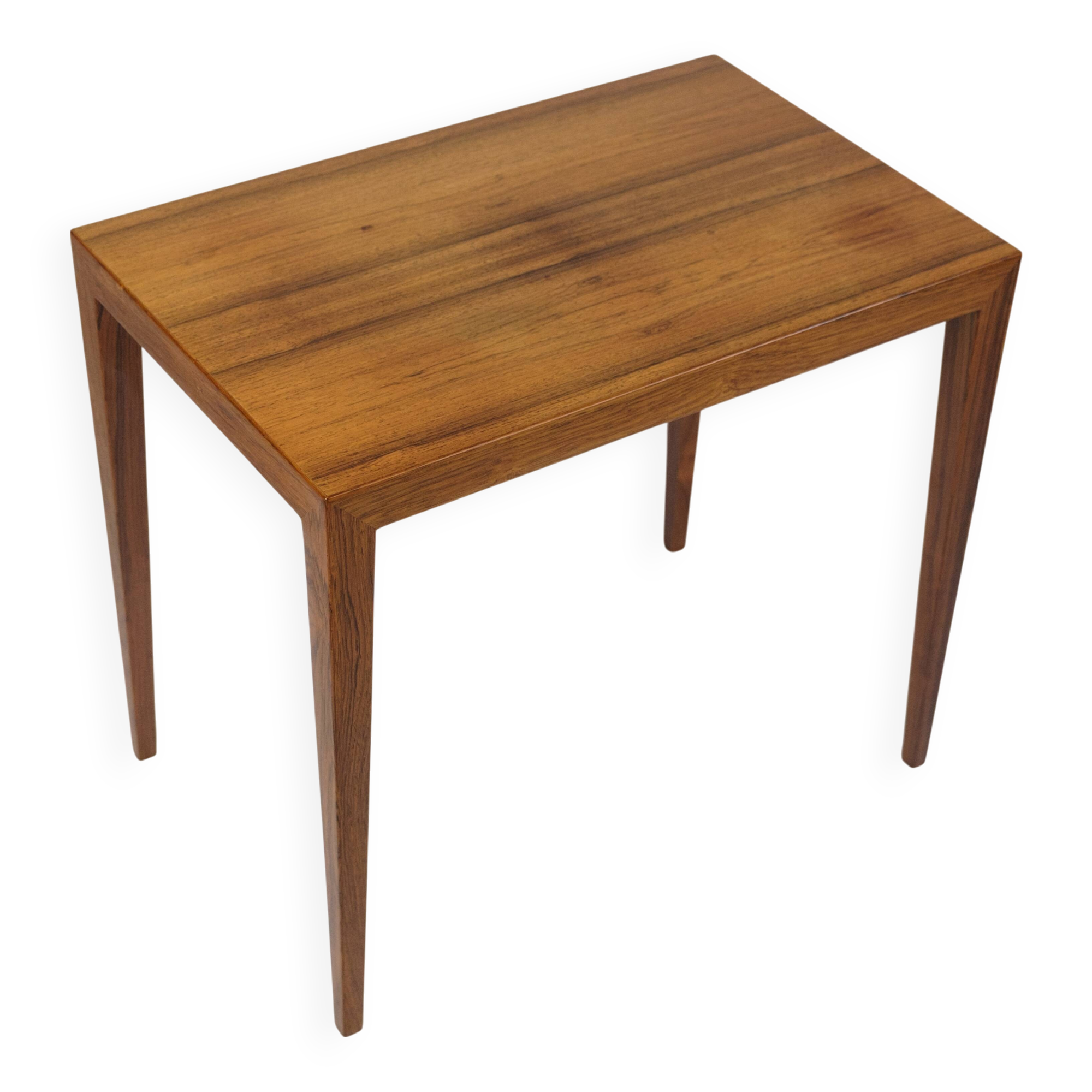 Table d'appoint modèle 31A en palissandre par Severin Hansen pour Haslev Furniture