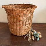 Vintage wicker basket