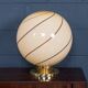 Vintage 20thc italian hand blown glass table lamp, murano