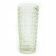 Vulkany vase, mid-century modern, olive soda glass, designed by J.S. Drost, Poland, 1970s