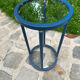 Metal side table