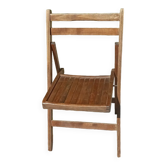 Chaise pliante bois massif