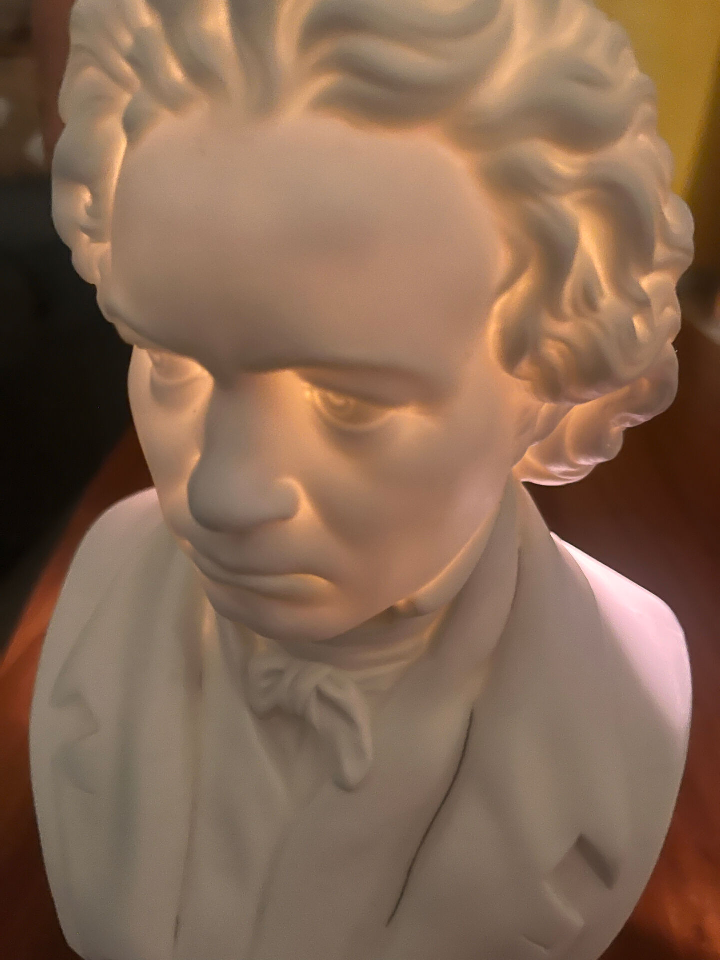 Beethoven bust in porcelain
