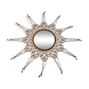 miroir soleil en fil
