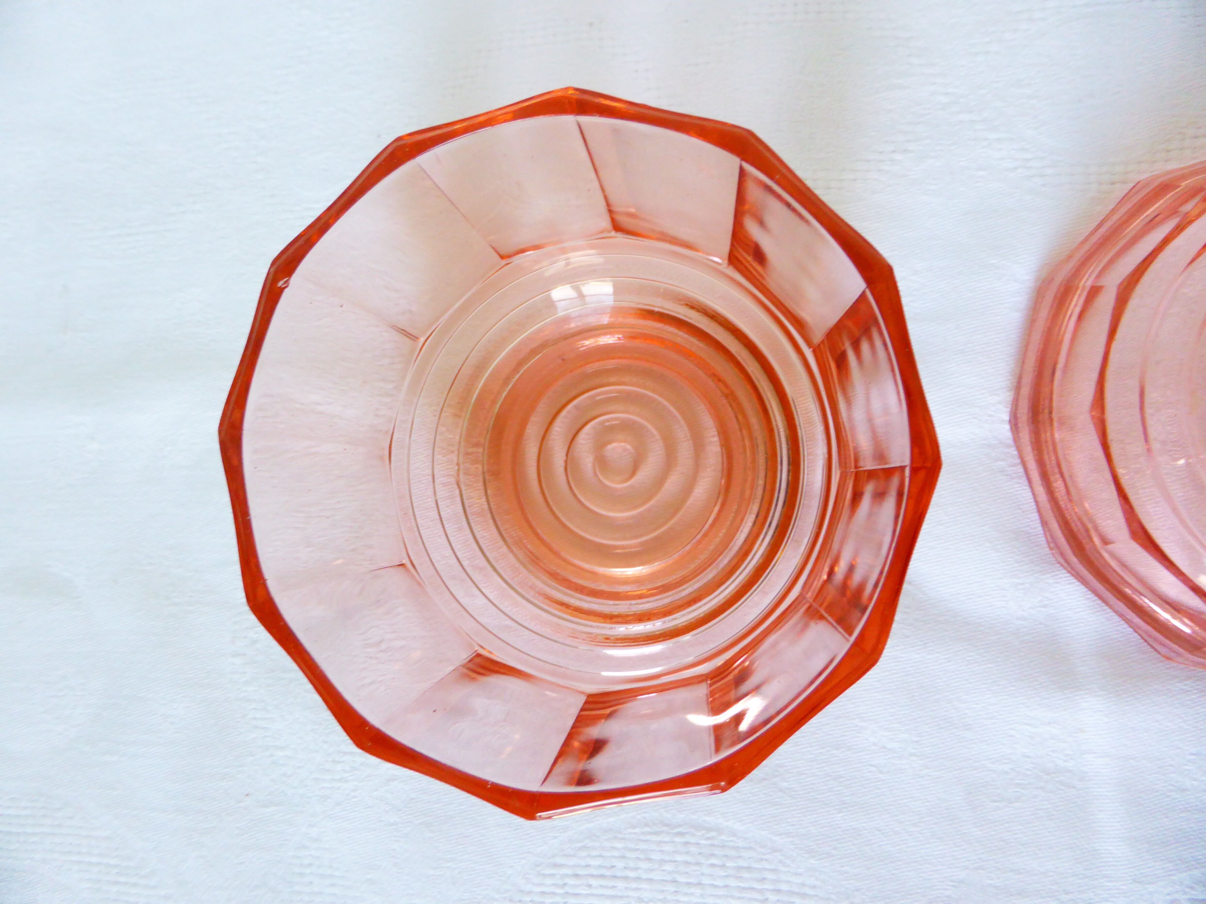 Rosaline pink glass candy box