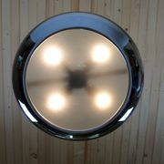 UFO chrome pendant by Josef Hurka for Napako, 1930
