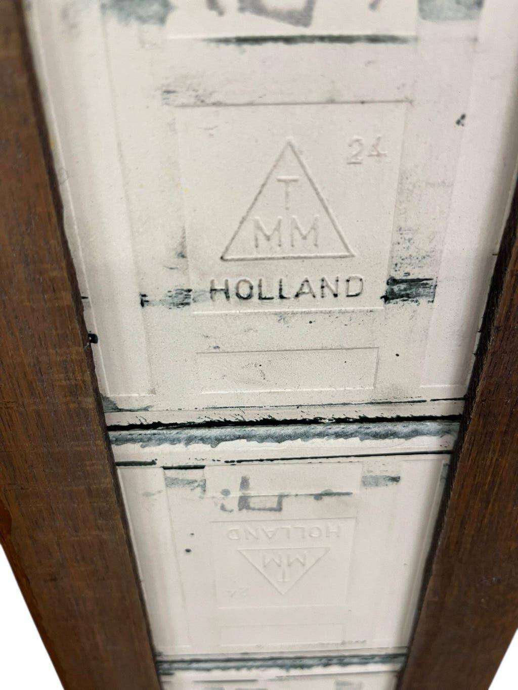 Vintage ceramic wall decoration / TMM Holland tiles