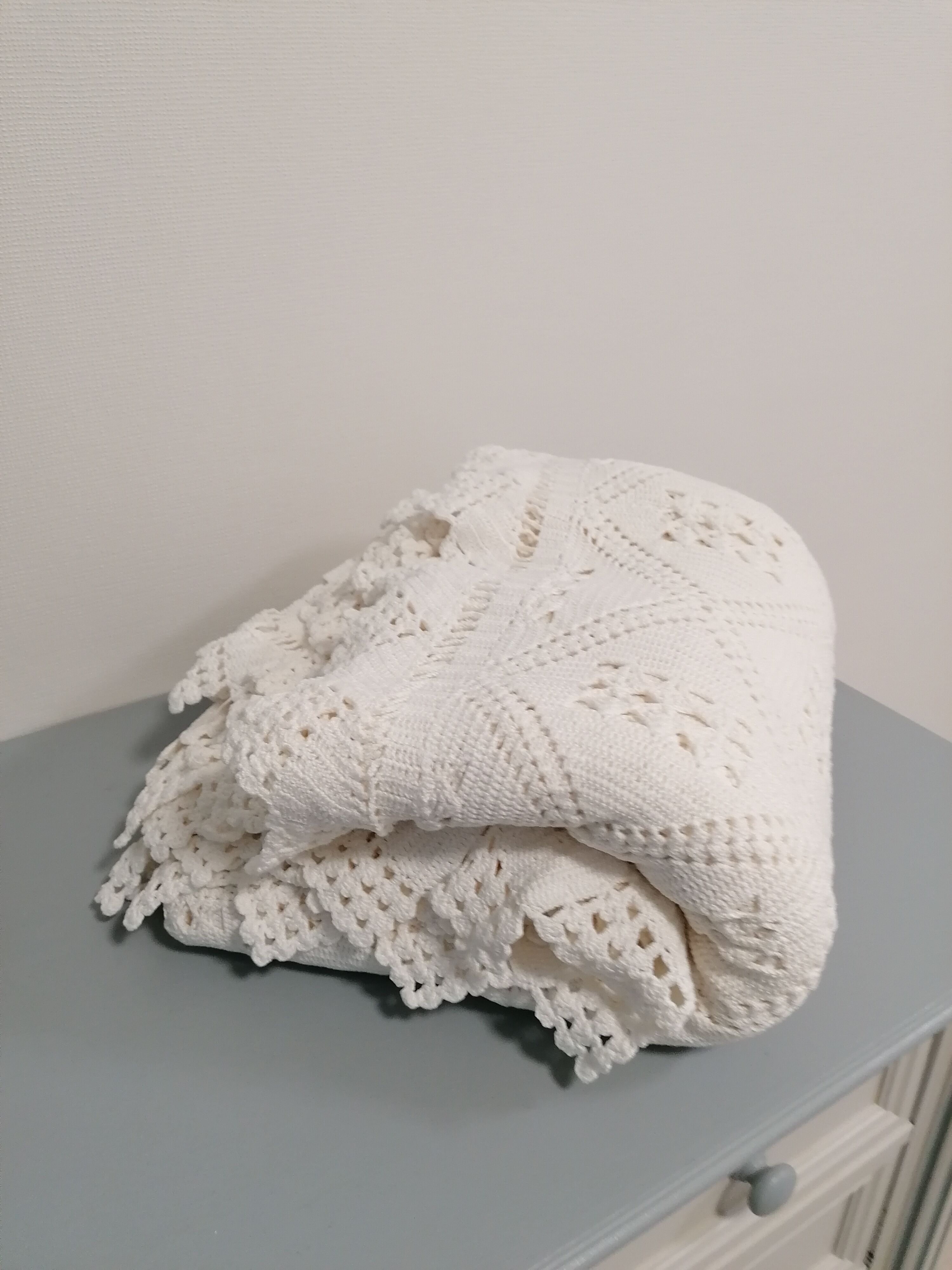 Dessus de lit au crochet granny n°3