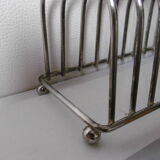 Silver metal toast door