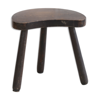 Wooden tripod stool