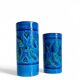 Vases en céramique Rimini Blu d'Aldo Londi, Bitossi, Italie, années 1960.