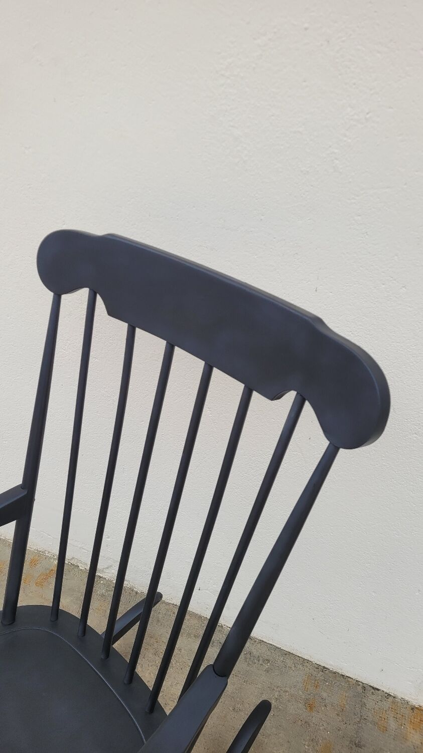 Vintage rocking chair rocking chair 1950 black