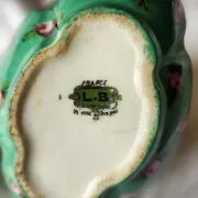 Old Limoges porcelain basket