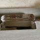 Old silver metal crumb tray