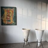 Willy Guhl planter cones x2