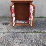 Wooden doll cabinet
