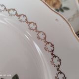 Set of 12 dessert plates Sarreguemines model Gérardmer