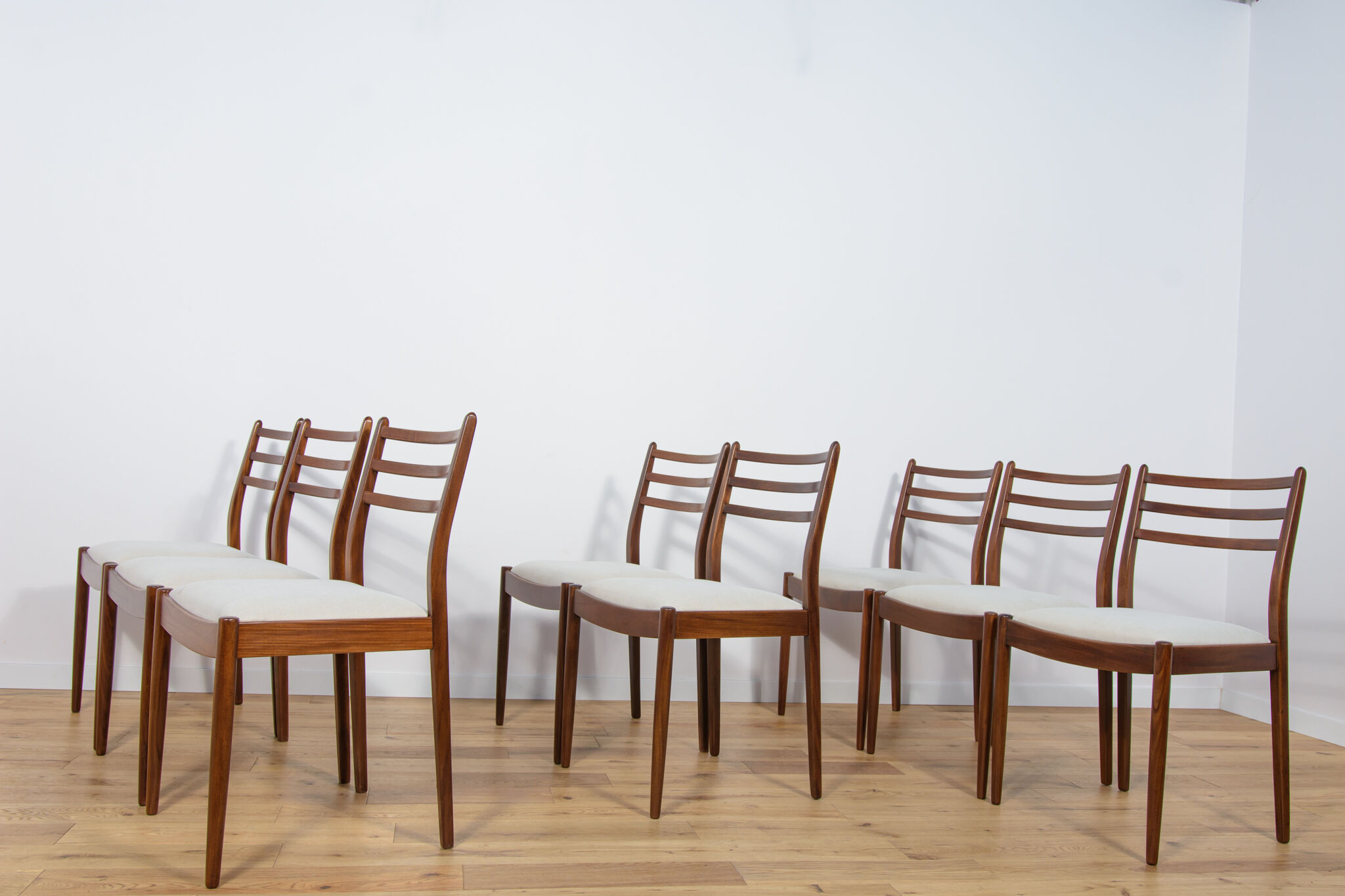 Mid-century teak dining chairs by Victor Wilkins for G-Plan, 1960s, set of 8