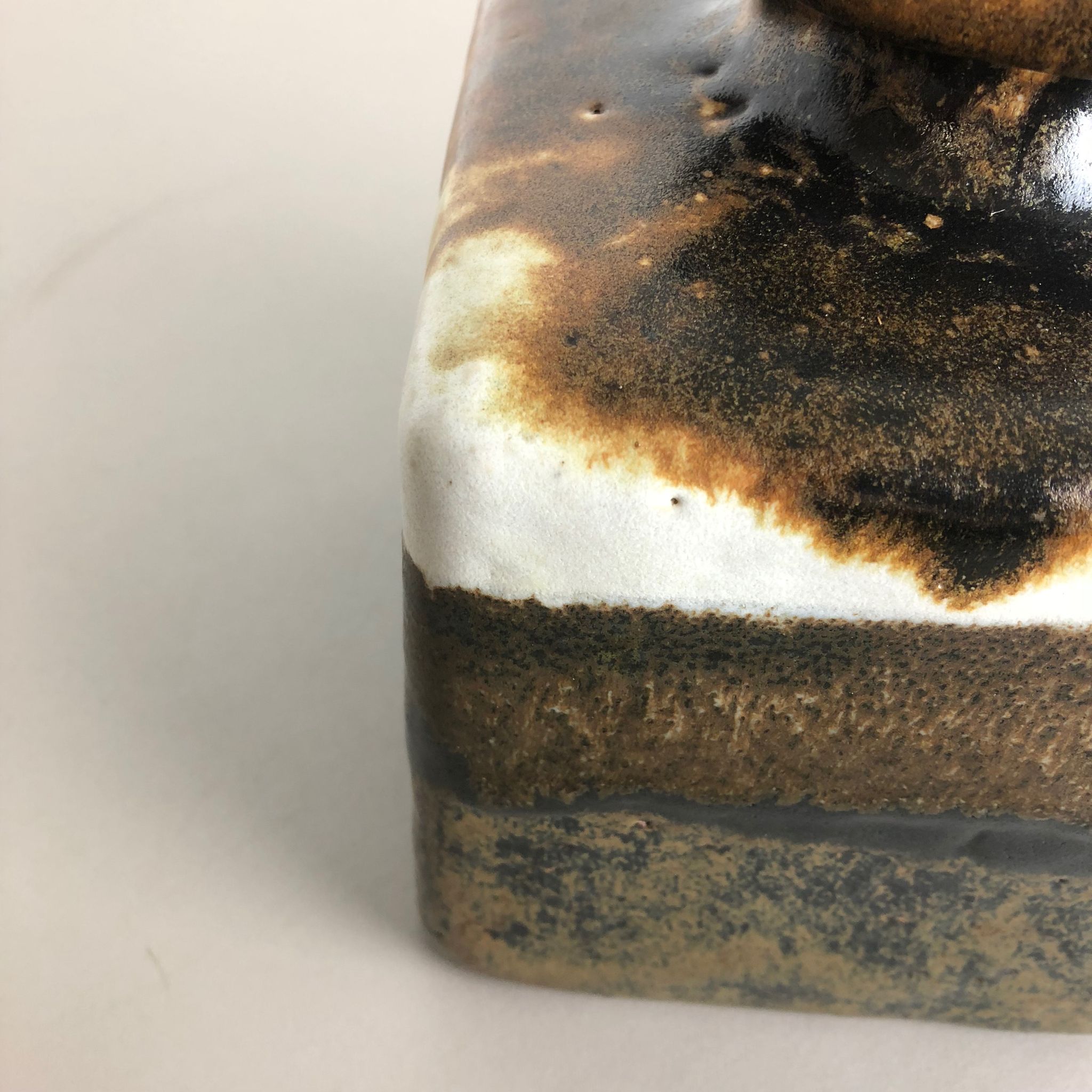 Vase par Babara Stehr Ceramics super rare 1970s ceramic studio pottery Allemagne