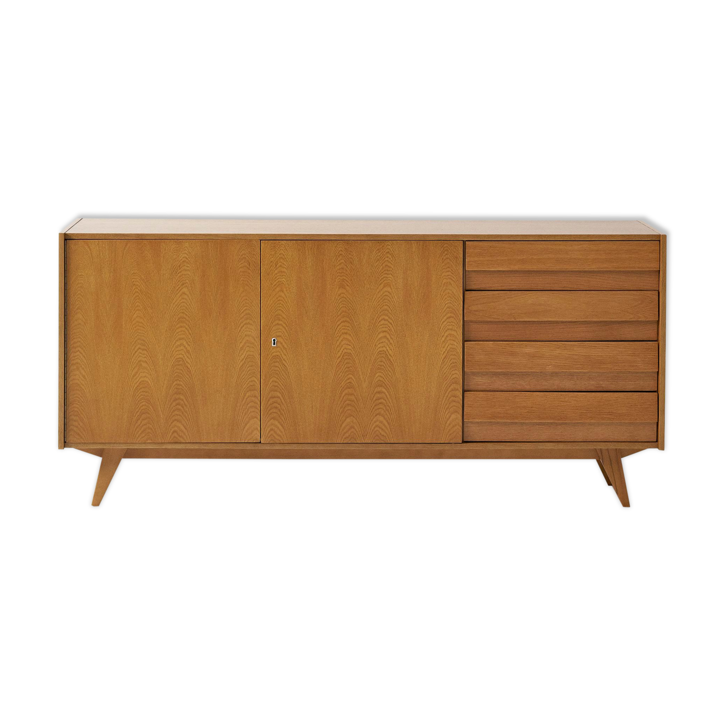 U-460 Oak Sideboard by Jiří Jiroutek for Interier Praha, 60's