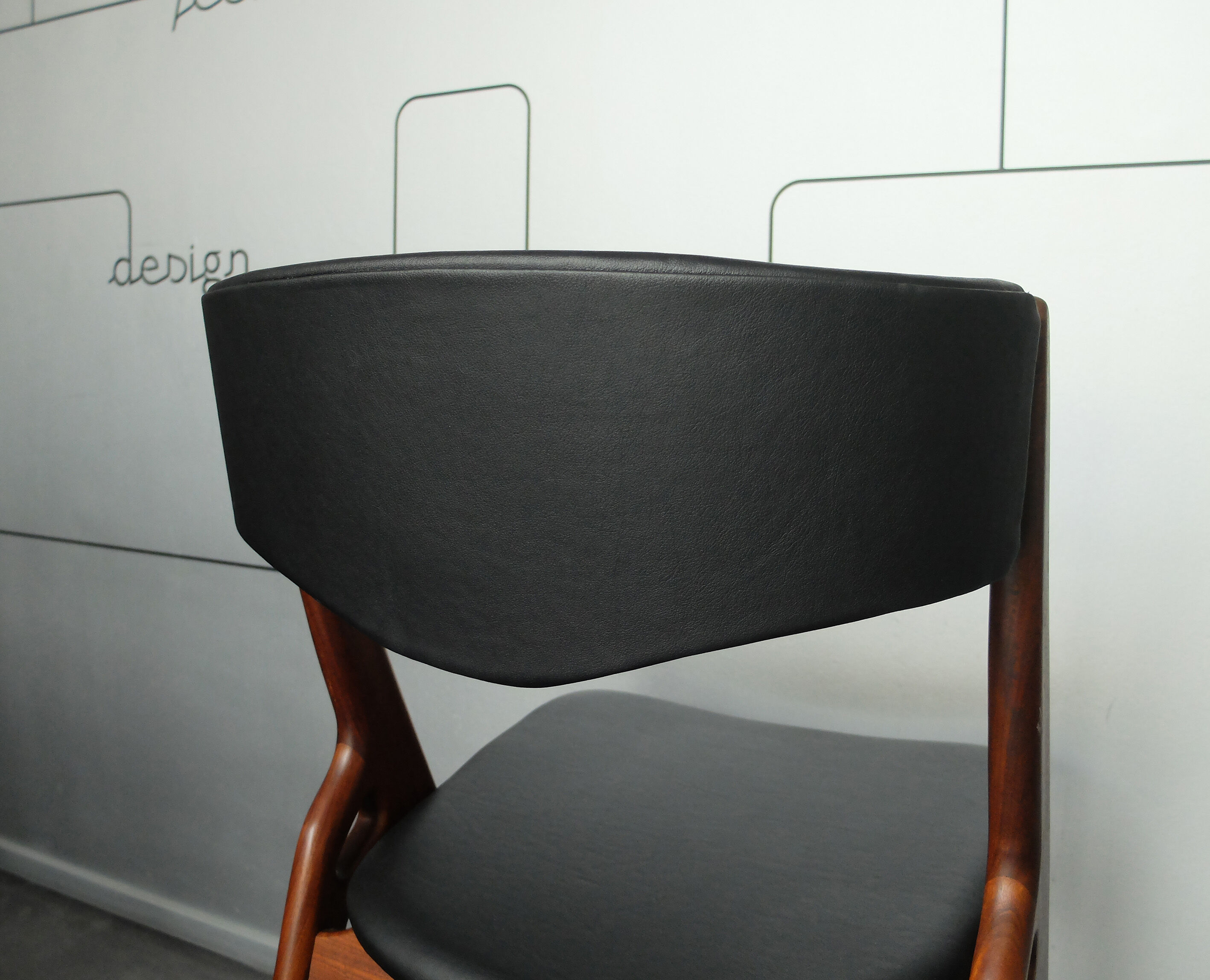 Chaise scandinave teck 1960