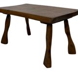 Vintage wooden side table small table wabi sabi natural design