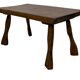 Vintage wooden side table small table wabi sabi natural design