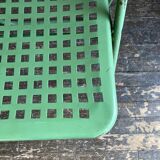 Garden chair in perforated sheet metal 1950