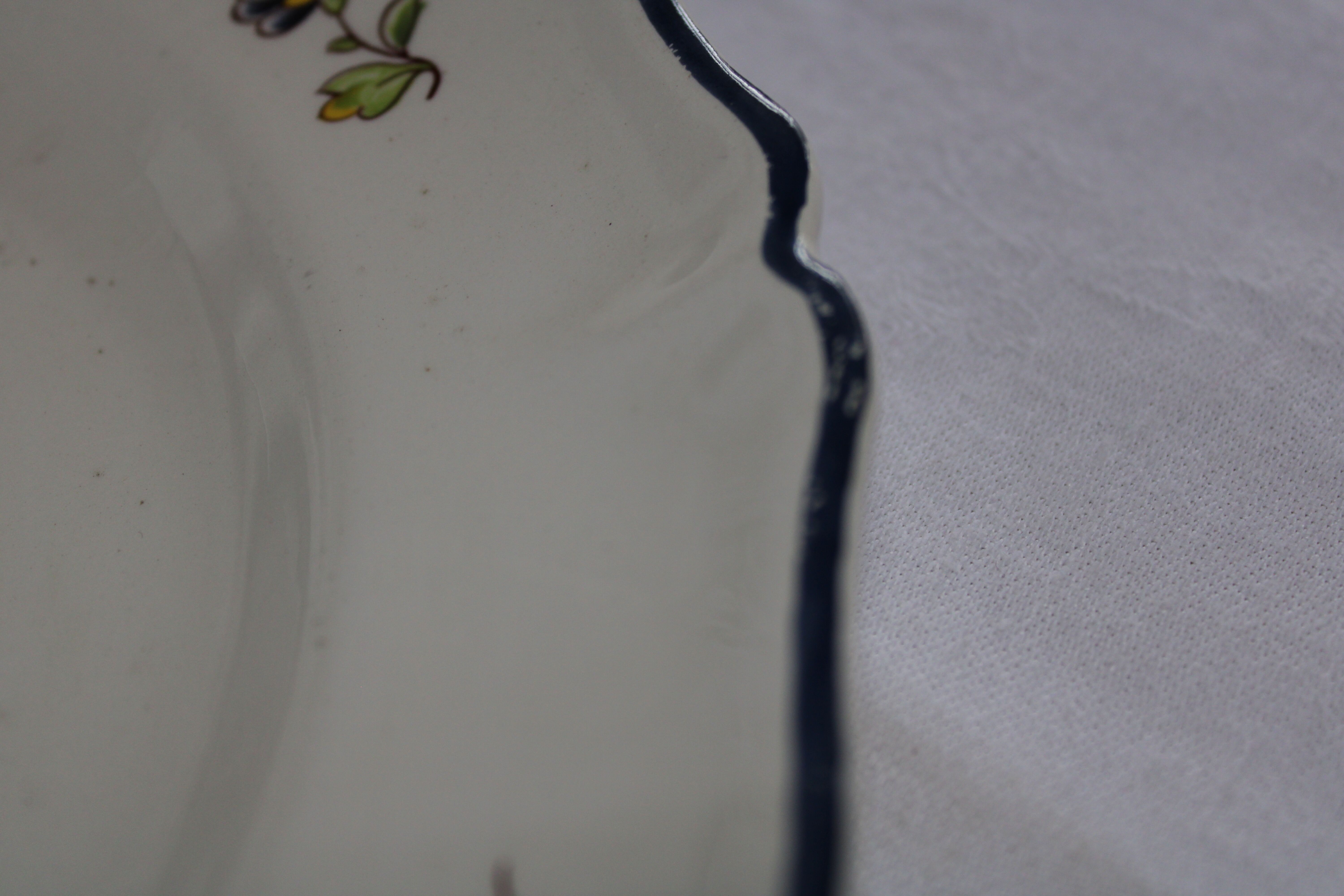 2 dishes of Service Saint-Amand Vieux Delft