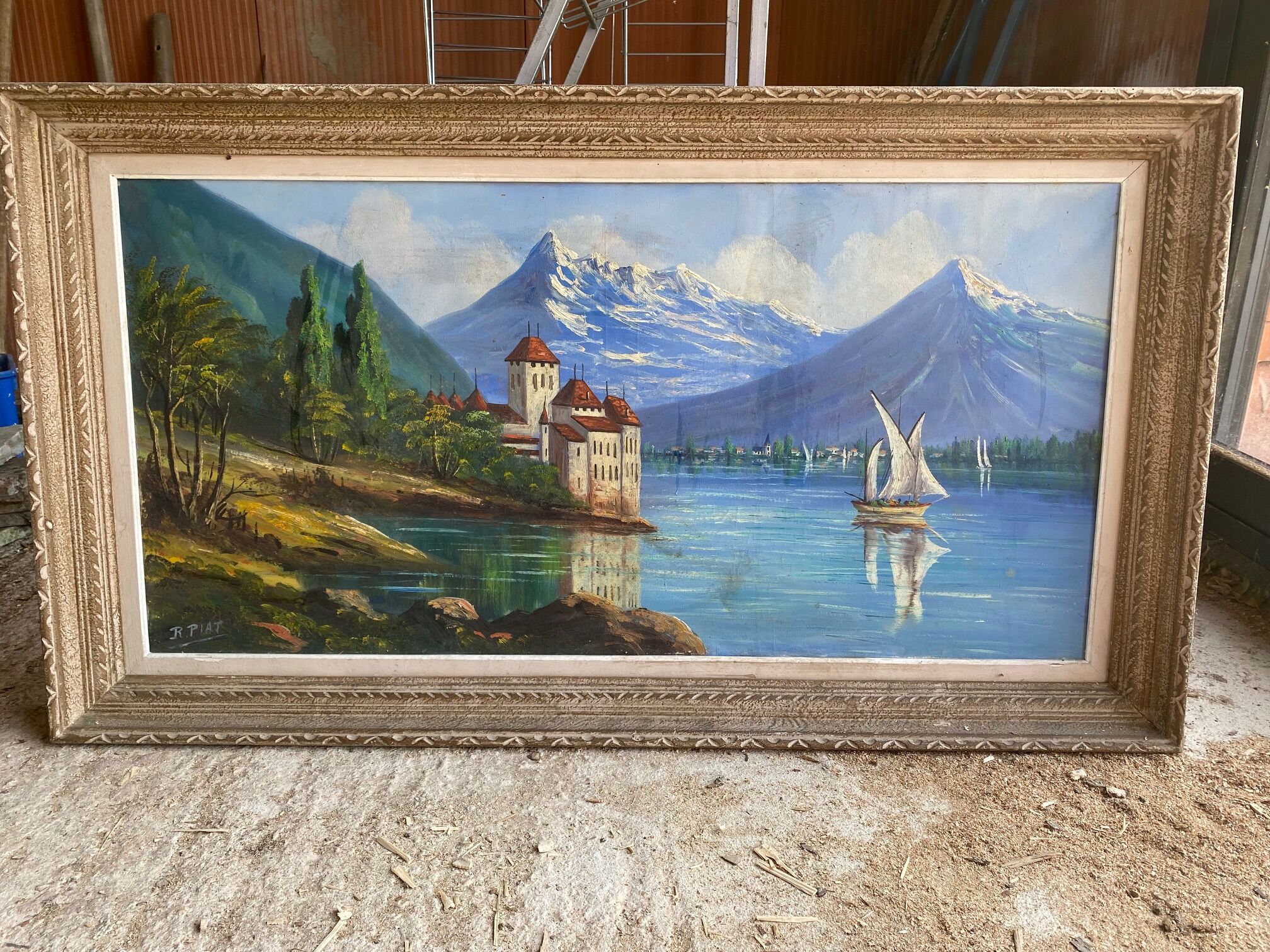 R. Piat oil on canvas