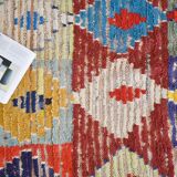 Carpet Moroccan Boucherouite 200 cm x 90cm