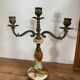 Chandelier en bronze et onyx