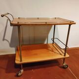 Rolling service two trays