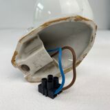 Ceramic and opaline sconce