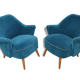 Superb pair of chairs 50 60 organic years