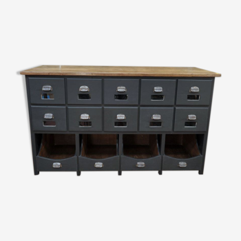 Commercial furniture in fir with drawers 1930