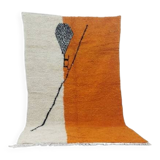 Azilal Berber rug in handmade wool 245 X 152 CM