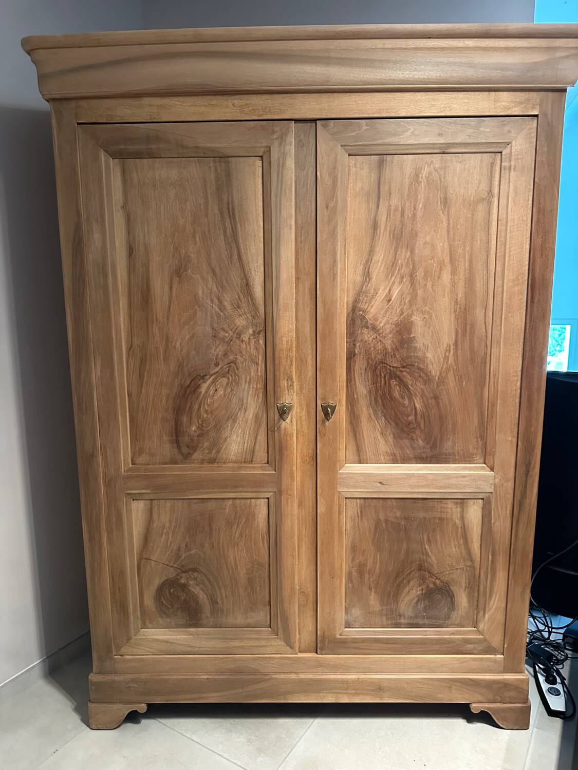 Walnut wardrobe
