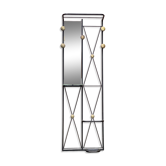 Mid-Century Modern wall coat rack from the 1950s.