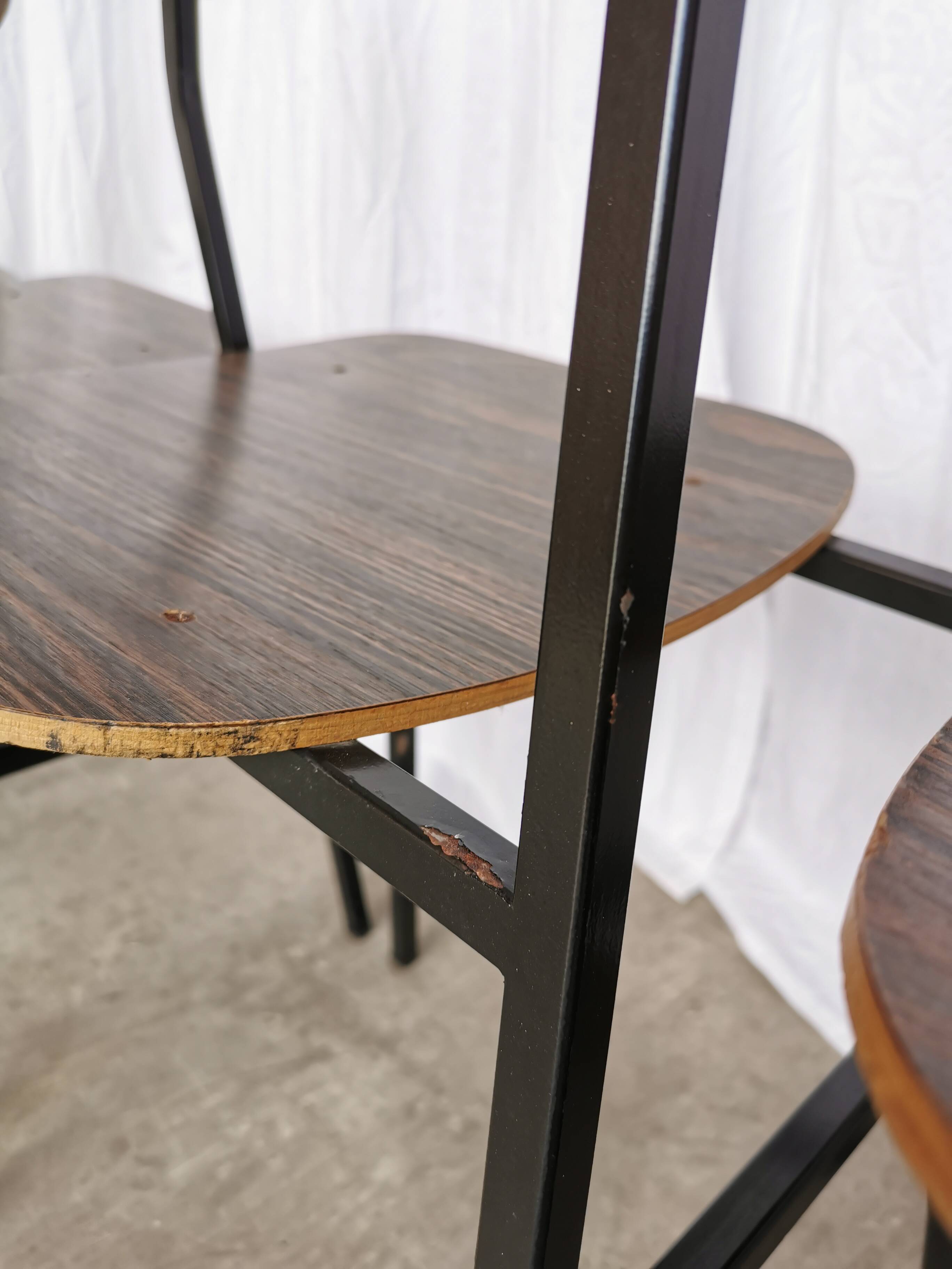 Chaises d'école industrielles vintage - STOL Kamnik - Yougoslavie des années 70 - Lot de 6