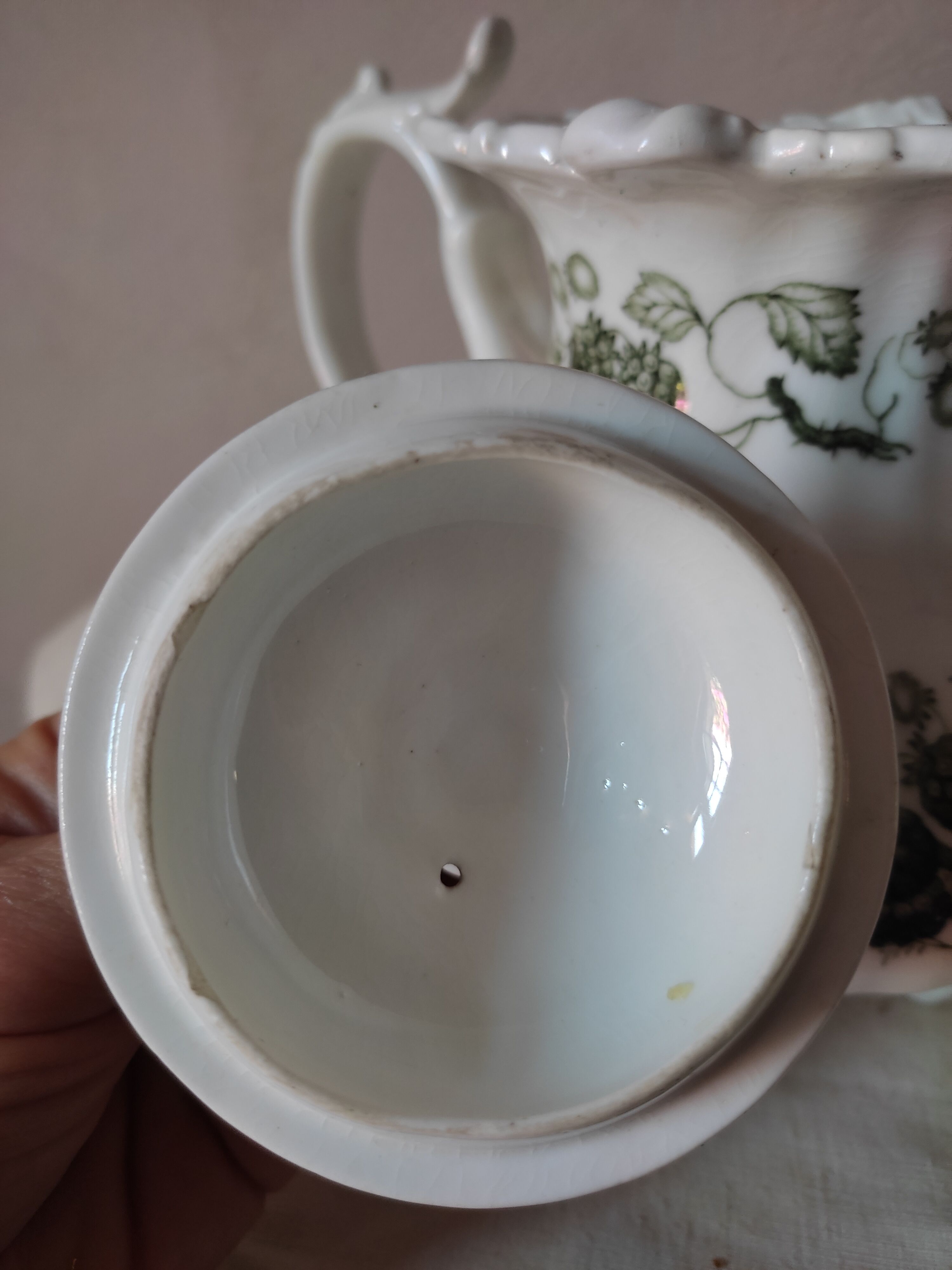 English earthenware teapot