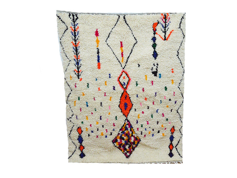 Handmade Moroccan Berber carpet 162 x 124 CM