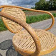 Thonet 5501 curved wood armchair
