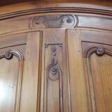 Armoire en merisier XIX, Louis XV
